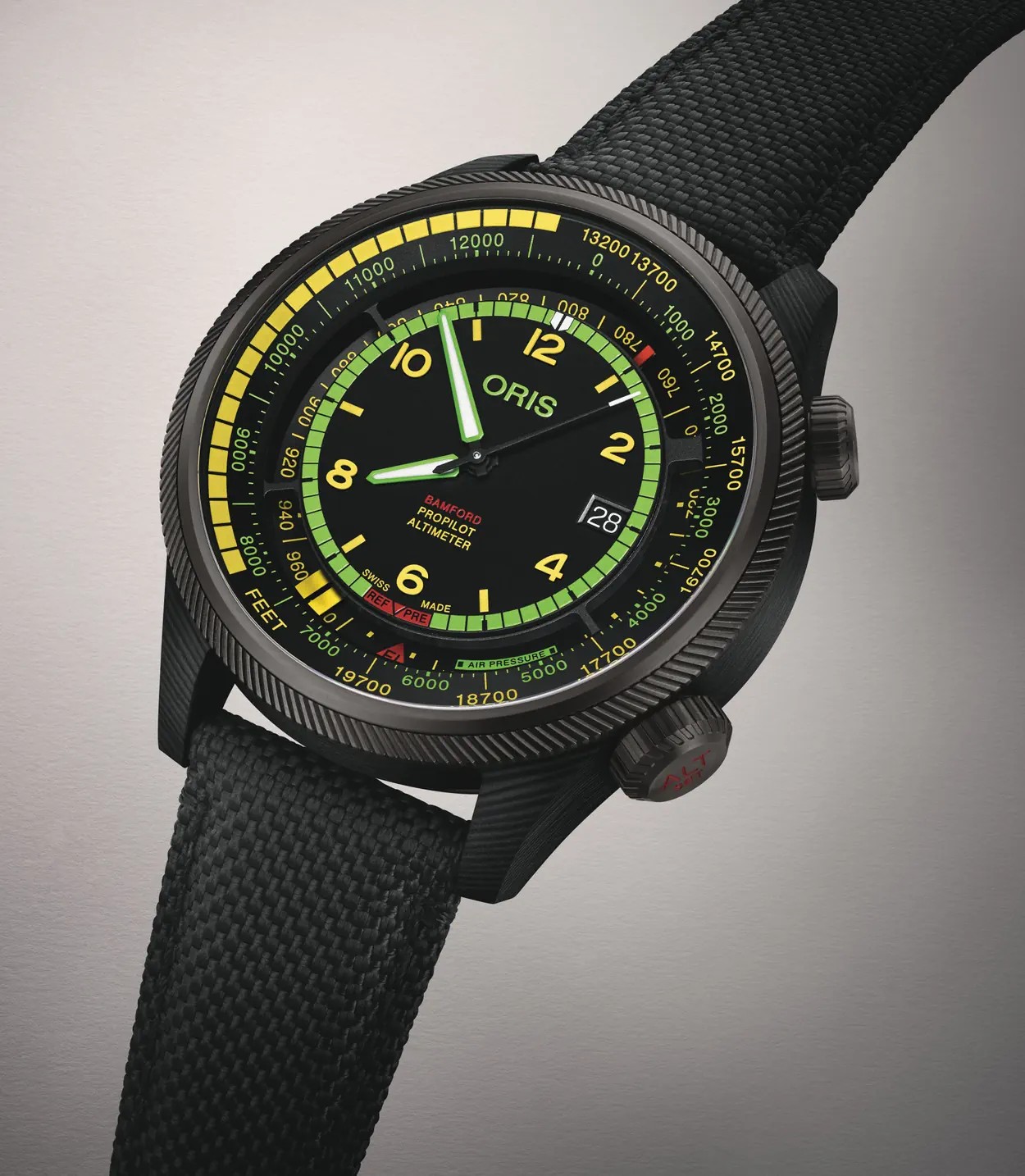 ORIS  Мужские швейцарские часы, автоматический механизм, титан, 47 мм